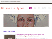 Tablet Screenshot of liliannemilgrom.com